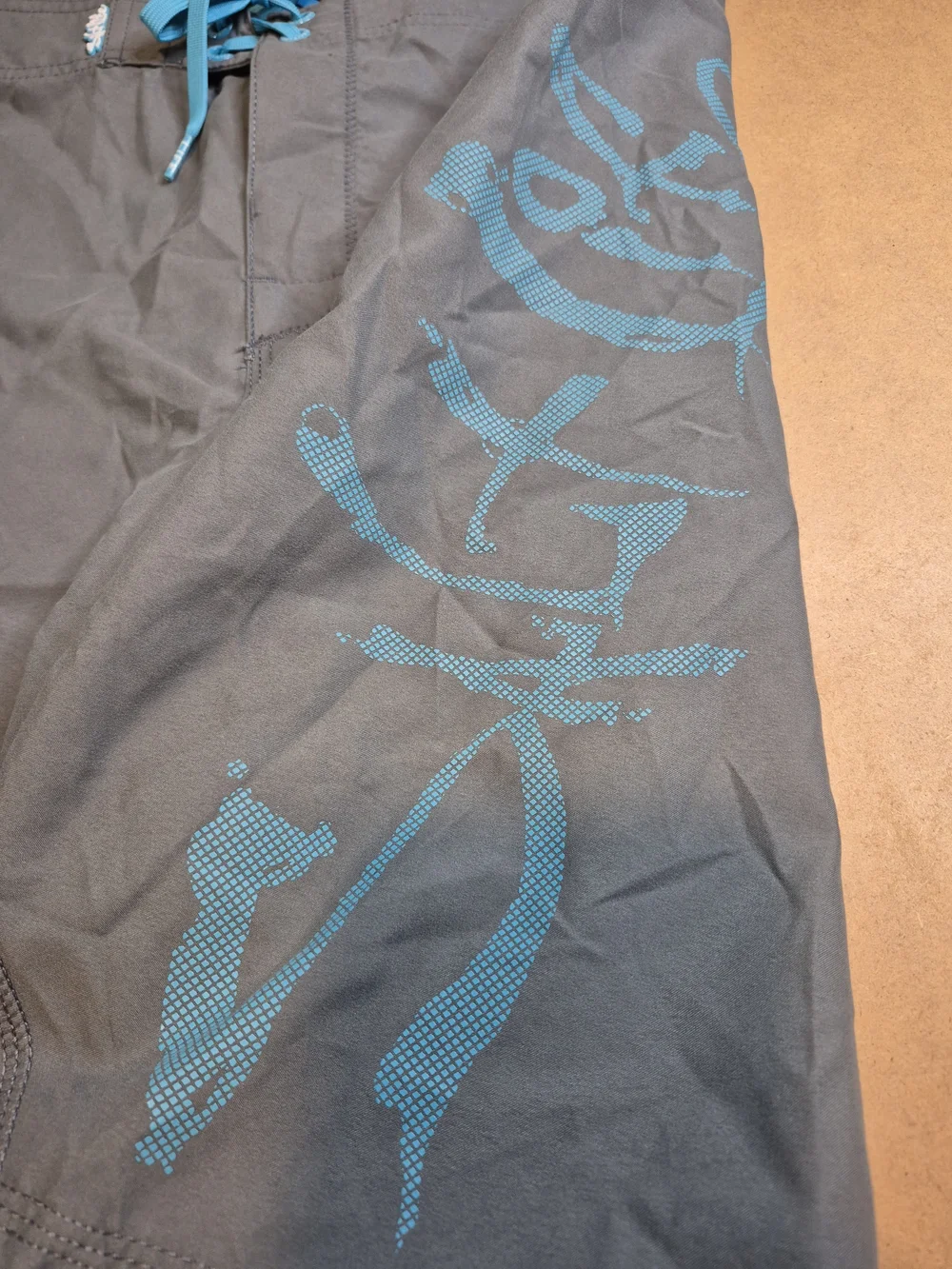 Salt Life Grey Boardshorts with Teal Drawstring 4563/7
